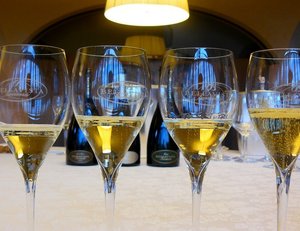 Franciacorta wines at Bellavista.JPG